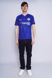 Polera Print azul nike Talla M 4