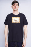 Polera Print negro the nike tee Talla L 1