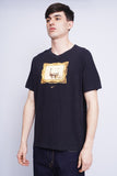 Polera Print negro the nike tee Talla L 2