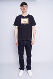 Polera Print negro the nike tee Talla L 4