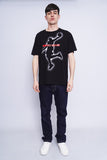 Polera Print negro and1 Talla XL 4