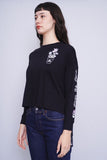 Polera Print negro ADIDAS Talla L 2