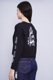 Polera Print negro ADIDAS Talla L 3