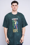 Polera Print verde ADIDAS Talla XL 1