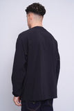 Polera Print negro nike Talla XL 3