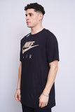 Polera Print negro the nike tee Talla L 2