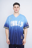 Polera Print bicolor nike Talla M 1