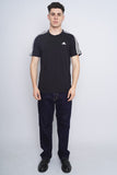 Polera Print negro ADIDAS Talla M 4