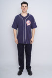 Polera Print azul true fan Talla L 4
