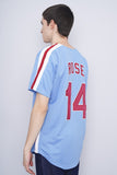 Polera Print celeste mitchell and ness Talla S 3