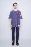 Polera Print azul moonlight graham Talla M 4
