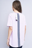 Polera Print lila ADIDAS 3