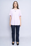Polera Print lila ADIDAS 4