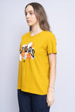 Polera Print amarillo ADIDAS Talla M 2