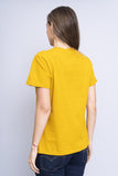 Polera Print amarillo ADIDAS Talla M 3