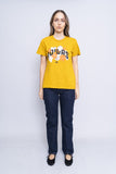 Polera Print amarillo ADIDAS Talla M 4