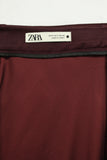 Falda Burdeo Zara Talla S Image 3