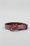 Cinturon rosa viejo coach Talla TU 1