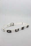 Cinturon blanco GUESS Talla TU 2