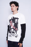 Polera Banda bicolor sex pistols Talla M 2
