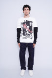 Polera Banda bicolor sex pistols Talla M 4