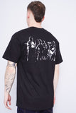 Polera Banda negro hanes ultraweight Talla L 3