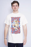 Polera Banda crema tultex Talla L 1