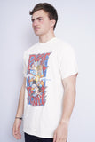 Polera Banda crema tultex Talla L 2