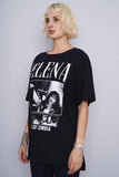 Polera Banda negro selena Talla XL 2