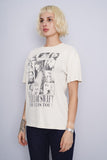 Polera Banda crema taylor swift Talla S 2
