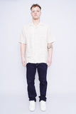 Camisa beige cubavera Talla M 4