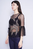 Top negro ELIE TAHARI Talla XS 2