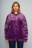 Bomber Morado boohoo man Talla Xl Image 0