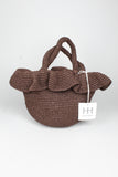 Cartera chocolate HAUTE HIPPIE Talla TU 1