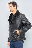 Chaqueta casual  negro guess talla L 095