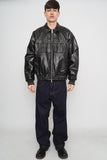 Bomber negro boohoo man Talla L 4