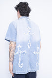 Camisa denim celeste man Talla XL 3