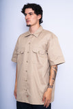 Camisa beige Dickies Talla L 2