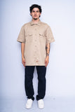 Camisa beige Dickies Talla L 4