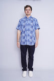 Camisa cuadrille azul vineyard vines Talla L 4