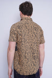Camisa animal print rvca Talla S 3