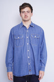 Camisa denim azul genuine dickies Talla XL 1