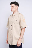 Camisa beige Harley Davidson Talla L 2