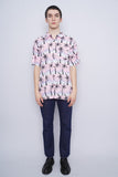 Camisa multicolor hurley Talla L 4