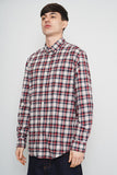 Camisa escocesa azul/rojo Tommy Hilfiger Talla L 2
