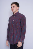 Camisa cuadrille burdeo/verde brooks brother Talla 2