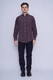 Camisa cuadrille burdeo/verde brooks brother Talla 4