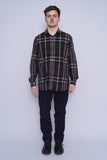 Camisa escocesa negra burberry london Talla XL 4