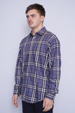 Camisa cuadrille azul/gris burberry london Talla L 2