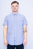 Camisa cuadrille celeste boss hugo boss Talla L 1